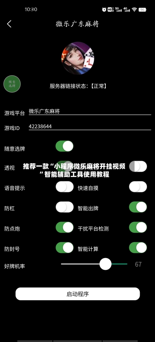 推荐一款“小程序微乐麻将开挂视频”智能辅助工具使用教程-第3张图片