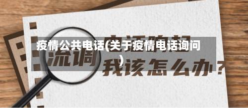 疫情公共电话(关于疫情电话询问)-第2张图片