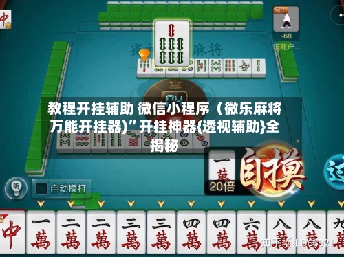 教程开挂辅助 微信小程序（微乐麻将万能开挂器)”开挂神器{透视辅助}全揭秘