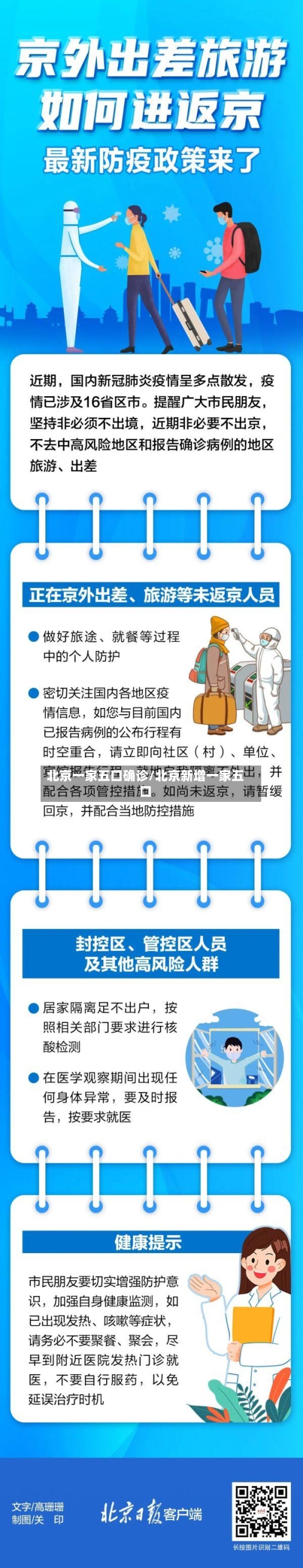 北京一家五口确诊/北京新增一家五口