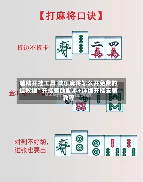 辅助开挂工具 微乐麻将怎么开免费的挂教程”开挂辅助脚本+详细开挂安装教程-第3张图片