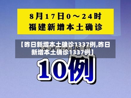 【昨日新增本土确诊1337例,昨日新增本土确诊1337例】