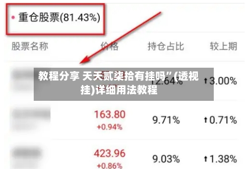 教程分享 天天贰柒拾有挂吗”(透视挂)详细用法教程-第2张图片