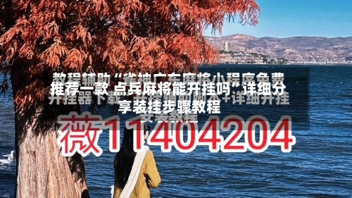 推荐一款 点兵麻将能开挂吗”详细分享装挂步骤教程-第3张图片