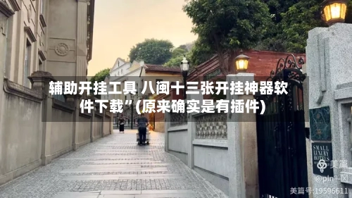 辅助开挂工具 八闽十三张开挂神器软件下载”(原来确实是有插件)-第2张图片