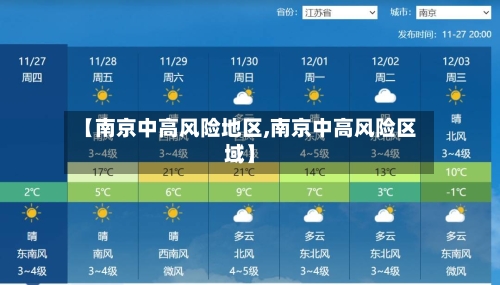 【南京中高风险地区,南京中高风险区域】-第3张图片