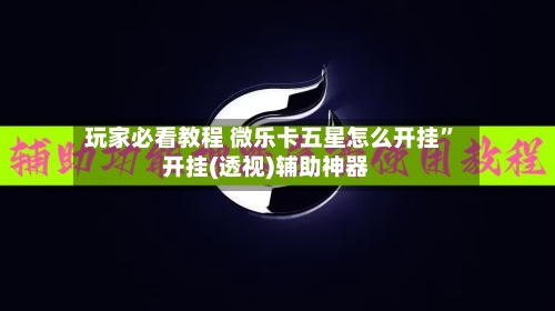 玩家必看教程 微乐卡五星怎么开挂	”开挂(透视)辅助神器-第2张图片