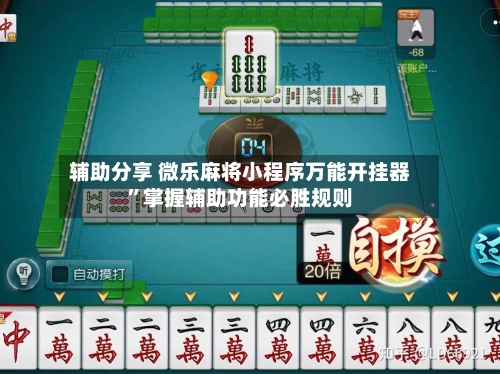 辅助分享 微乐麻将小程序万能开挂器”掌握辅助功能必胜规则-第2张图片
