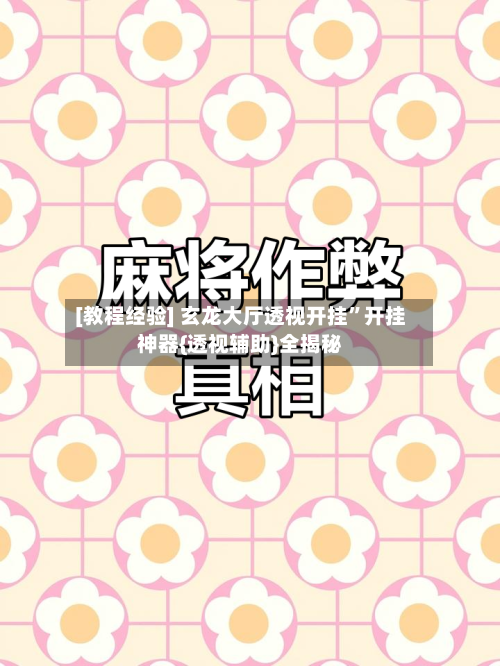 [教程经验] 玄龙大厅透视开挂”开挂神器{透视辅助}全揭秘-第2张图片