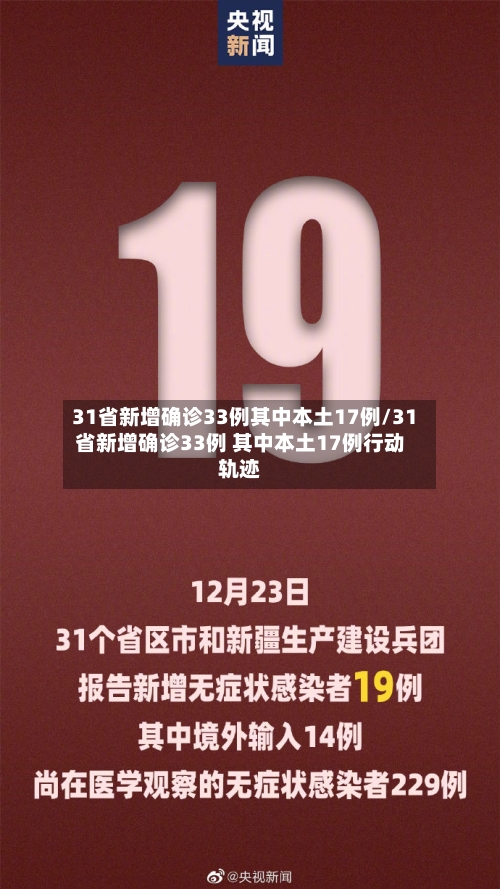 31省新增确诊33例其中本土17例/31省新增确诊33例 其中本土17例行动轨迹-第2张图片