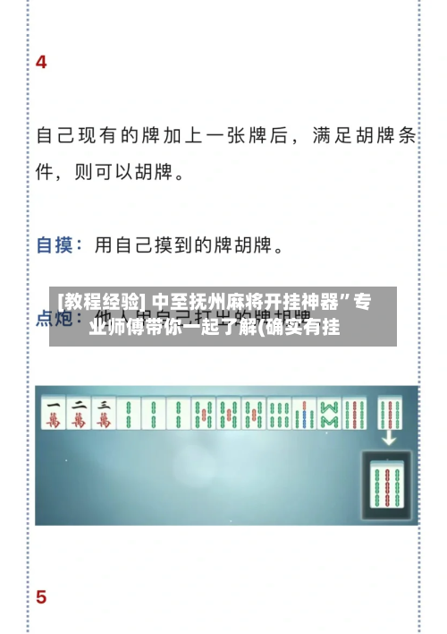 [教程经验] 中至抚州麻将开挂神器”专业师傅带你一起了解(确实有挂-第3张图片