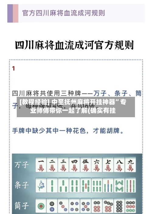 [教程经验] 中至抚州麻将开挂神器	”专业师傅带你一起了解(确实有挂-第2张图片