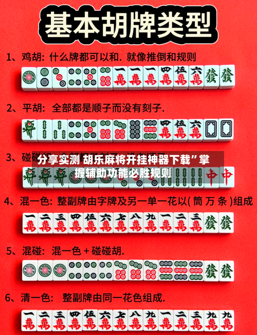 分享实测 胡乐麻将开挂神器下载”掌握辅助功能必胜规则
