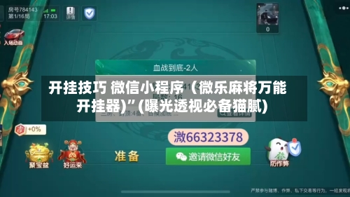 开挂技巧 微信小程序（微乐麻将万能开挂器)”(曝光透视必备猫腻)-第2张图片