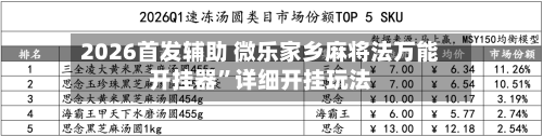 2026首发辅助 微乐家乡麻将法万能开挂器	”详细开挂玩法-第2张图片