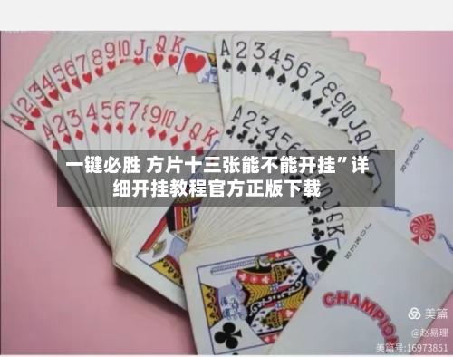 一键必胜 方片十三张能不能开挂”详细开挂教程官方正版下载