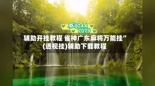 辅助开挂教程 雀神广东麻将万能挂	”(透视挂)辅助下载教程-第2张图片