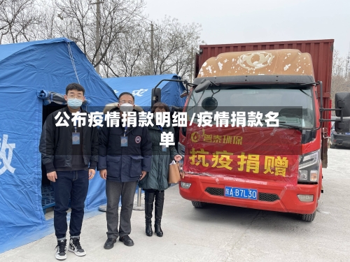 公布疫情捐款明细/疫情捐款名单-第3张图片
