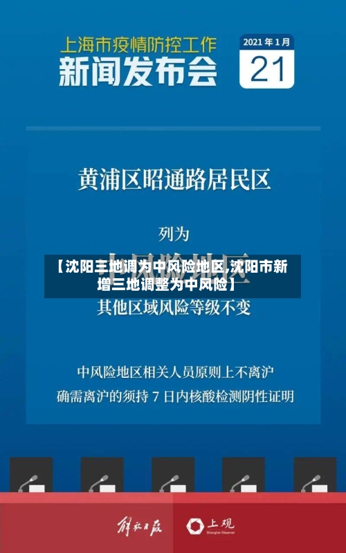 【沈阳三地调为中风险地区,沈阳市新增三地调整为中风险】-第2张图片