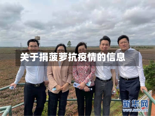 关于捐菠萝抗疫情的信息
