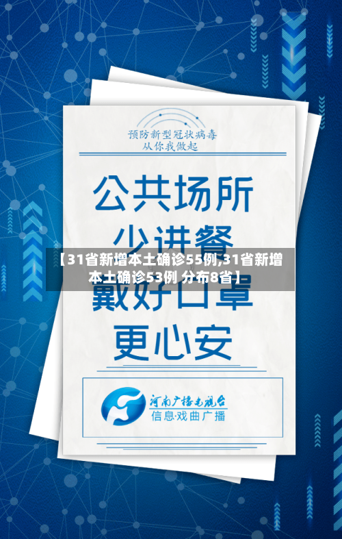 【31省新增本土确诊55例,31省新增本土确诊53例 分布8省】-第2张图片
