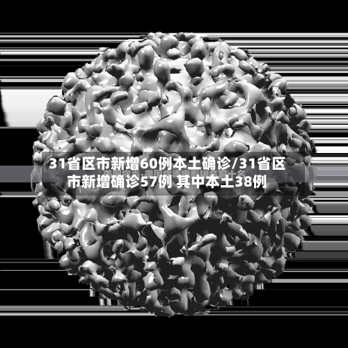 31省区市新增60例本土确诊/31省区市新增确诊57例 其中本土38例