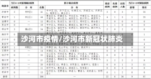 沙河市疫情/沙河市新冠状肺炎-第3张图片