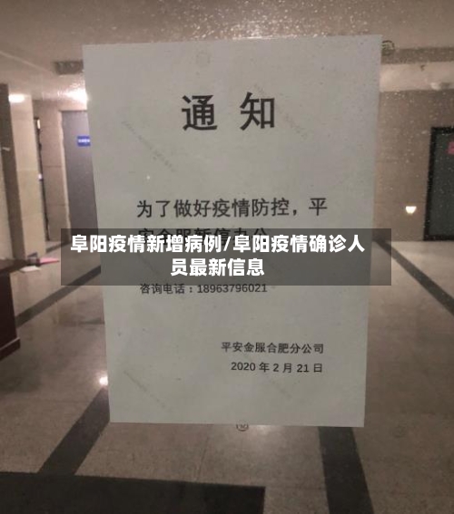 阜阳疫情新增病例/阜阳疫情确诊人员最新信息-第2张图片