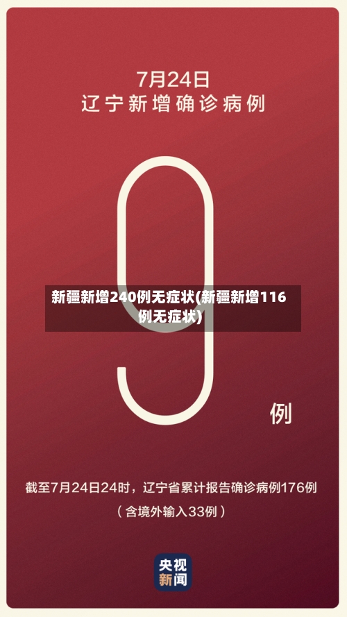新疆新增240例无症状(新疆新增116例无症状)