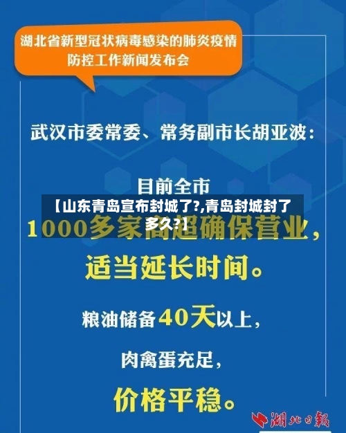 【山东青岛宣布封城了?,青岛封城封了多久?】-第3张图片