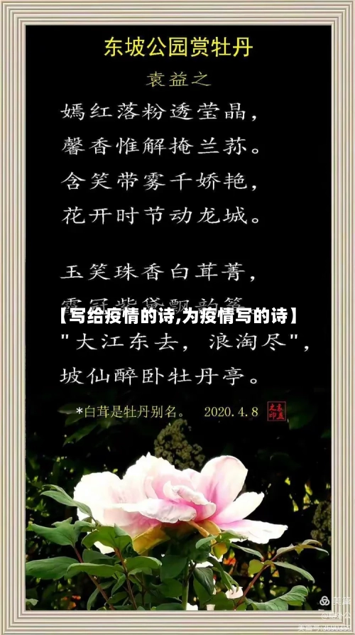 【写给疫情的诗,为疫情写的诗】