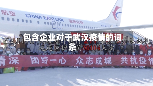 包含企业对于武汉疫情的词条