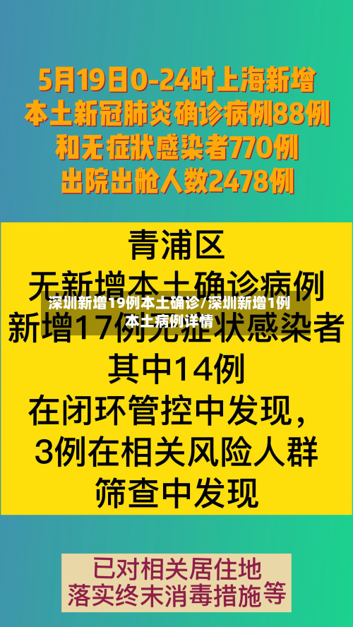 深圳新增19例本土确诊/深圳新增1例本土病例详情-第2张图片