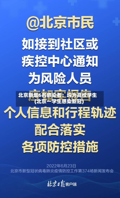 北京新增6名感染者:均为高校学生(北京一学生感染新冠)-第2张图片