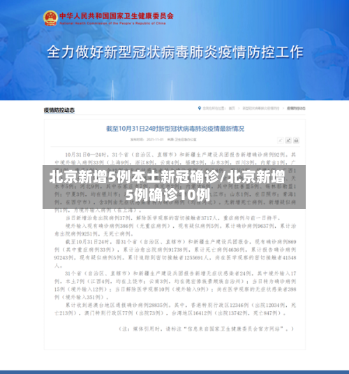 北京新增5例本土新冠确诊/北京新增5例确诊10例-第2张图片