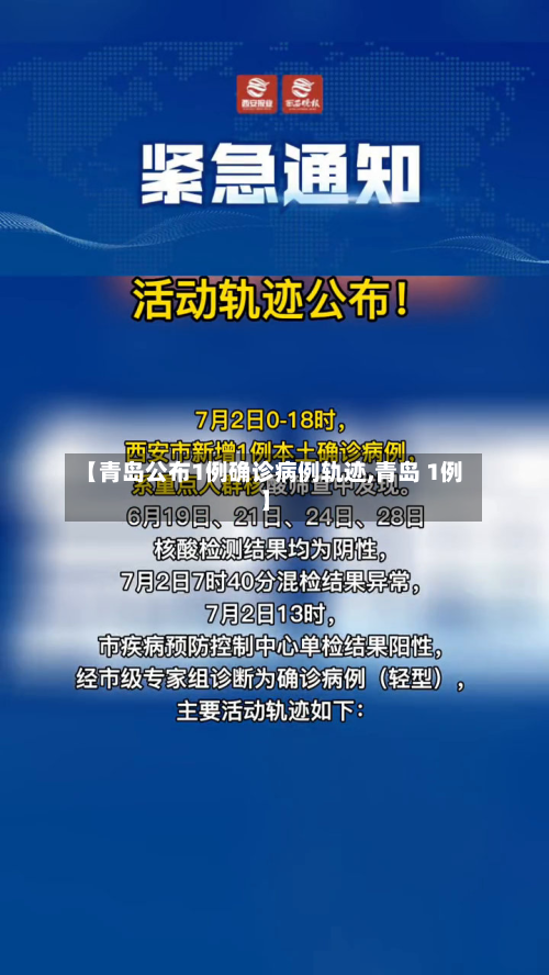 【青岛公布1例确诊病例轨迹,青岛 1例】-第3张图片