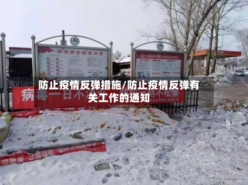 防止疫情反弹措施/防止疫情反弹有关工作的通知