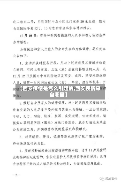 【西安疫情是怎么引起的,西安疫情来自哪里】-第3张图片