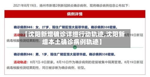 【沈阳新增确诊详细行动轨迹,沈阳新增本土确诊病例轨迹】