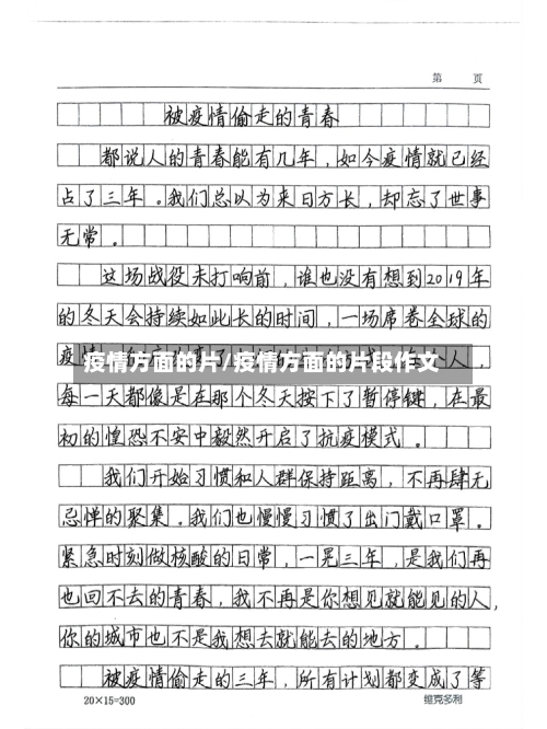 疫情方面的片/疫情方面的片段作文