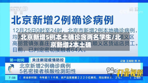 北京新增5例本土确诊含两名学生/北京新增2本土确