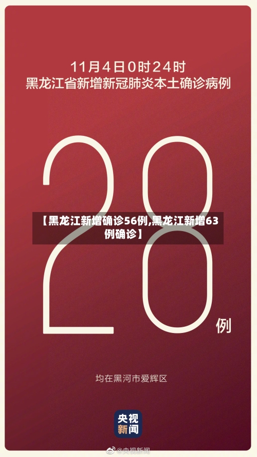 【黑龙江新增确诊56例,黑龙江新增63例确诊】