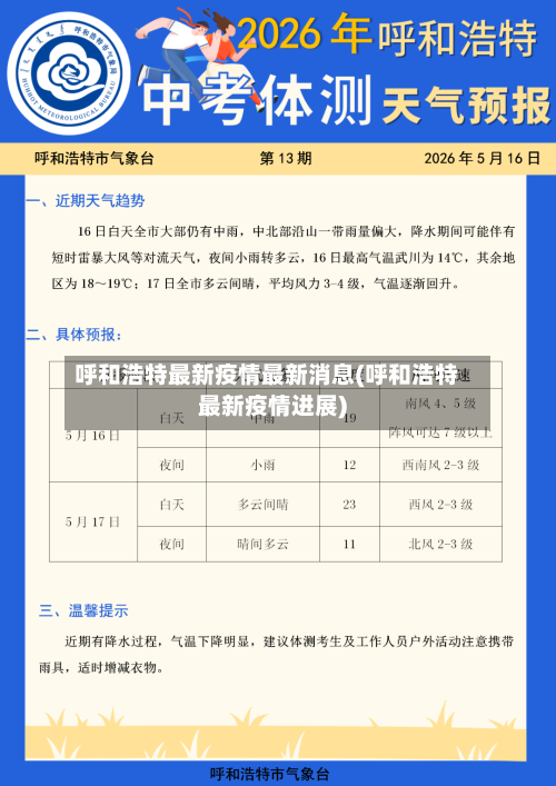 呼和浩特最新疫情最新消息(呼和浩特最新疫情进展)-第2张图片