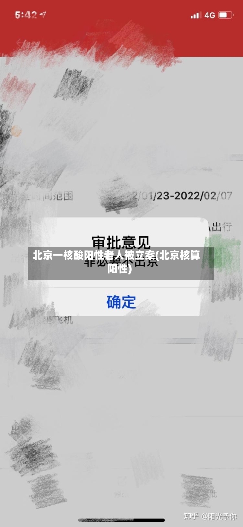 北京一核酸阳性老人被立案(北京核算阳性)-第2张图片