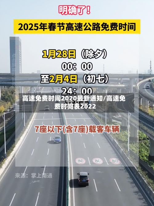 高速免费时间2020最新通知/高速免费时间表2022-第3张图片