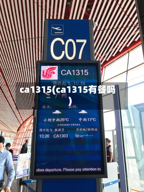 ca1315(ca1315有餐吗)
