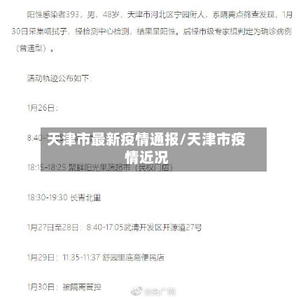 天津市最新疫情通报/天津市疫情近况-第2张图片