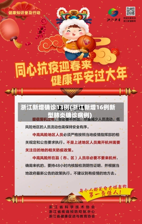 浙江新增确诊13例(浙江新增16例新型肺炎确诊病例)-第2张图片