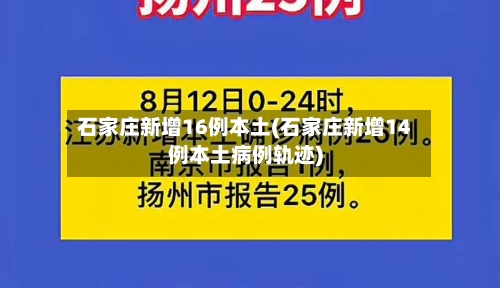 石家庄新增16例本土(石家庄新增14例本土病例轨迹)-第2张图片