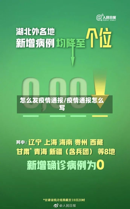怎么发疫情通报/疫情通报怎么写
